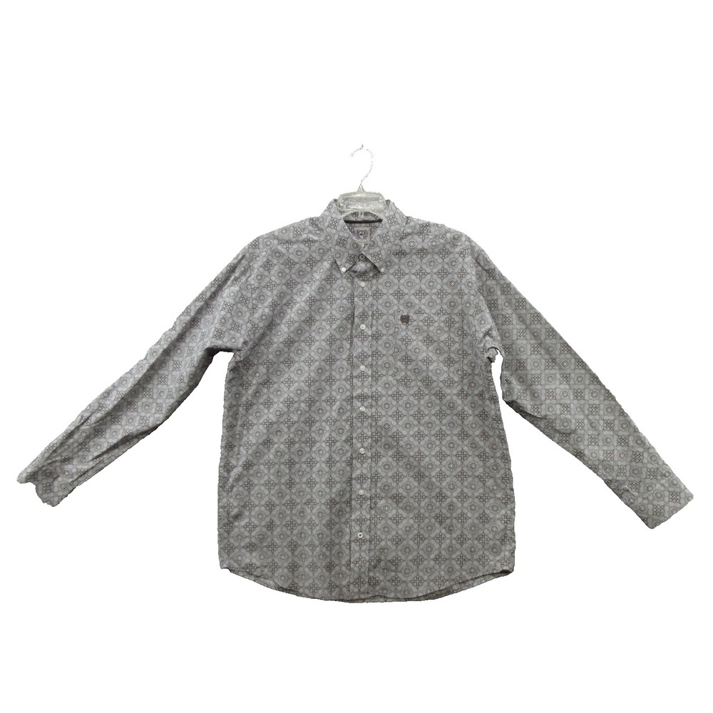 Cinch Shirt Mens Medium Western Long Sleeve Cotton MTW1105816 New